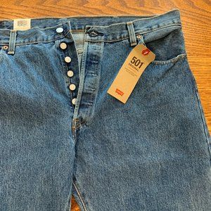 Men's Levi's 501 Original 40 x 32 blue jeans